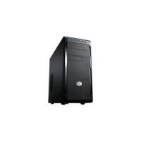 Cooler Master Computergehäuse Midi Tower Kunststoff, Sound Dampening Material, Stahl, Gehärtetes Glas MitternachtsSchwarz