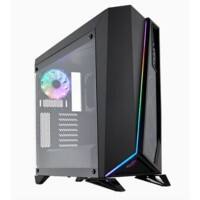 Corsair Computergehäuse SPEC-OMEGA Midi Tower Stahl, Gehärtetes Glas Schwarz