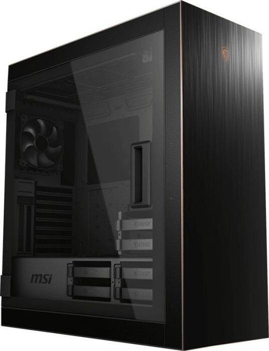 Msi Computergehäuse 500G Midi Tower Gehärtetes Glas Schwarz