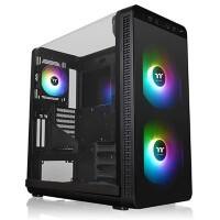 Thermaltake Computergehäuse CA-1J7-00M1WN-04 Midi Tower SPCC Schwarz
