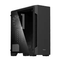 Zalman Computergehäuse S3 TG Midi Tower Acryl, Kunststoff, Stahl Schwarz