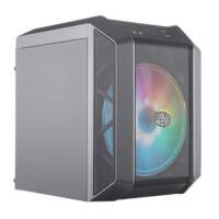 Cooler Master Computergehäuse MCM-H100-KANN-S01 Mini Tower Masche, Kunststoff, Stahl Schwarz, Eisengrau