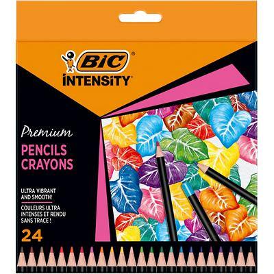 BIC Buntstift Intensity Premium 3.3 mm Mehrfärbig 24 Stück