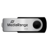 MediaRange USB-Stick MR912 Schwarz, Silber