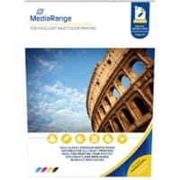 MediaRange Inkjet Fotopapier Glänzend DIN A4 135 g/m² Weiß 100 Blatt