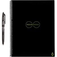 Rocketbook Notizbuch DL Punktkariert BPA Polyfreier Kunststoff, HPDE Softcover Schwarz 32 Seiten