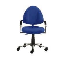 MAYER SITZMOEBEL Drehstuhl 2436 Stoff Blau