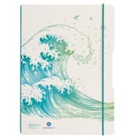 Herlitz Notizbuch A5 Kariert PP (Polypropylen) Blau