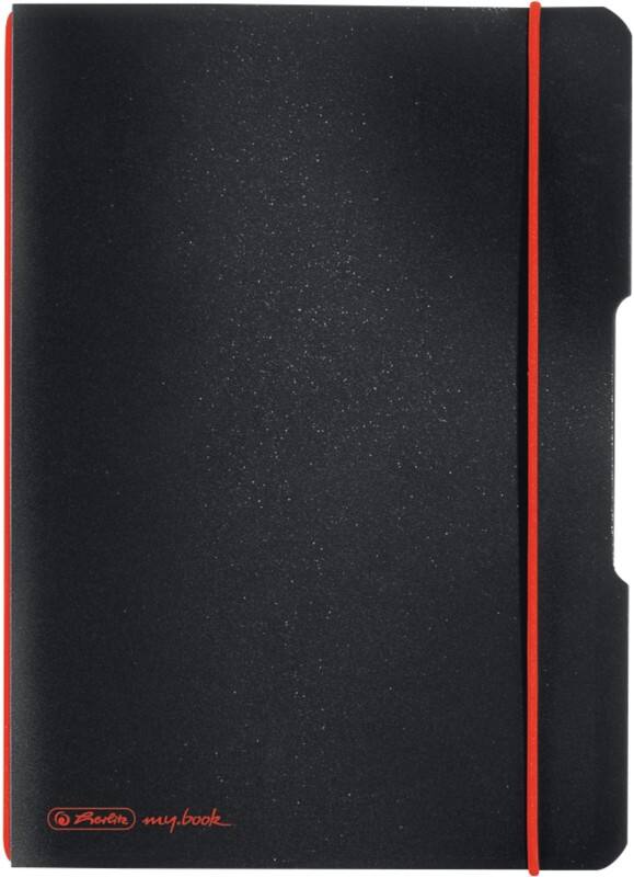 Herlitz Notizbuch A5 Kariert PP (Polypropylen) Schwarz