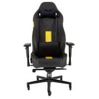CORSAIR Gaming Stuhl T2 Road Warrior Kunstleder Schwarz, Gelb
