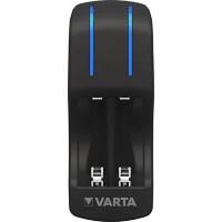 Varta Ladegerät 57642101401 AA, AAA Nickel-Metallhydrid (NiMH) Anzahl unterstützter Batterien: 2x