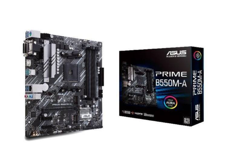 Asus Prime Motherboard B550M-A AMD B550 Micro-ATX