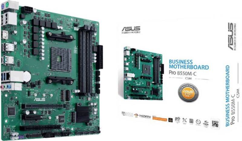 Asus Pro Motherboard B550M-C/CSM AMD B550 Micro-ATX