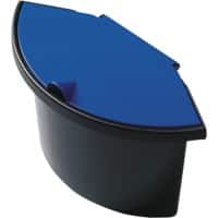 helit Abfalleinsatz Kunststoff Schwarz, Blau 27,5 x 13,2 x 18 cm 5 Stück