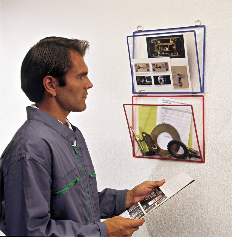 Djois Tarifold A4 Ablagehängetafel Wandmontiert Blau 340001 38,5 x 5 x 27,5 cm 340001 5 Stück