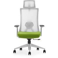 euroseats Bürostuhl Netz Weiß 520 x 1111 mm