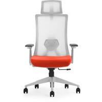 euroseats Bürostuhl Netz Weiß 520 x 1111 mm