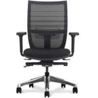 euroseats Bürostuhl Netz Schwarz 490 x 1150 mm