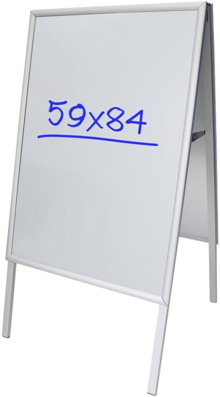 Viking Kundenstopper A1 Aluminium, Verzinkter Stahl Silber