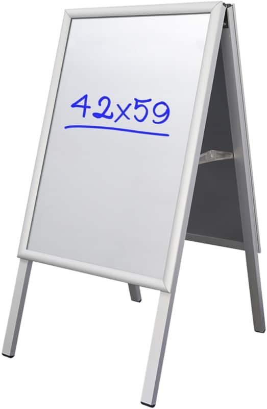 Viking Kundenstopper A2 Aluminium, Verzinkter Stahl Silber