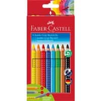 Faber-Castell Colour Grip Buntstift Färbig sortiert Jumbo-Grip 10 Stück