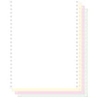 Exacompta Computerpapier 62424E 24 cm x 12" 56/53/53/57 g/m² Grün, Rosa, Weiß, Gelb 500 Stück