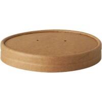 PAPSTAR Deckel für Suppenbecher pure 87267 Frischfaser-Karton, BIO-beschichtet 25 Stück