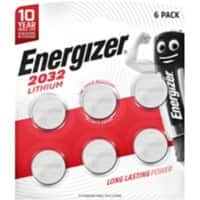 Energizer CR2032 Lithium Knopfzelle 6 Stück