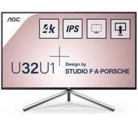 AOC Monitor U32U1 Schwarz,Silber 80 cm (31,5")