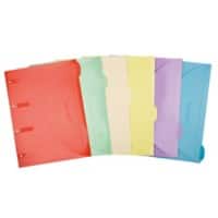 Tarifold Smartfolders Dokumentenmappe 111305 Karton Klettverschluss 24,5 (B) x 0,1 (H) cm Farbig sortiert 6 Stück