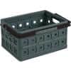 Sunware Klappbox Kunststoff Q Line Grau 24 Liter 210 (H) x 440 (B) x 315 (T) mm 6 Stück