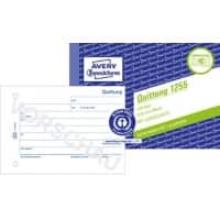 AVERY Zweckform Quittungsformulare inkl. MwSt. 1255 DIN A6 quer Perforiert N/A 100 Blatt