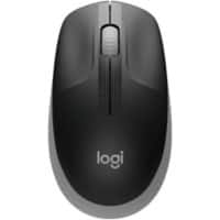 Logitech M190 910-005906 Maus Kabellos Schwarz, Mittelgrau Geeignet Für Linkshänder