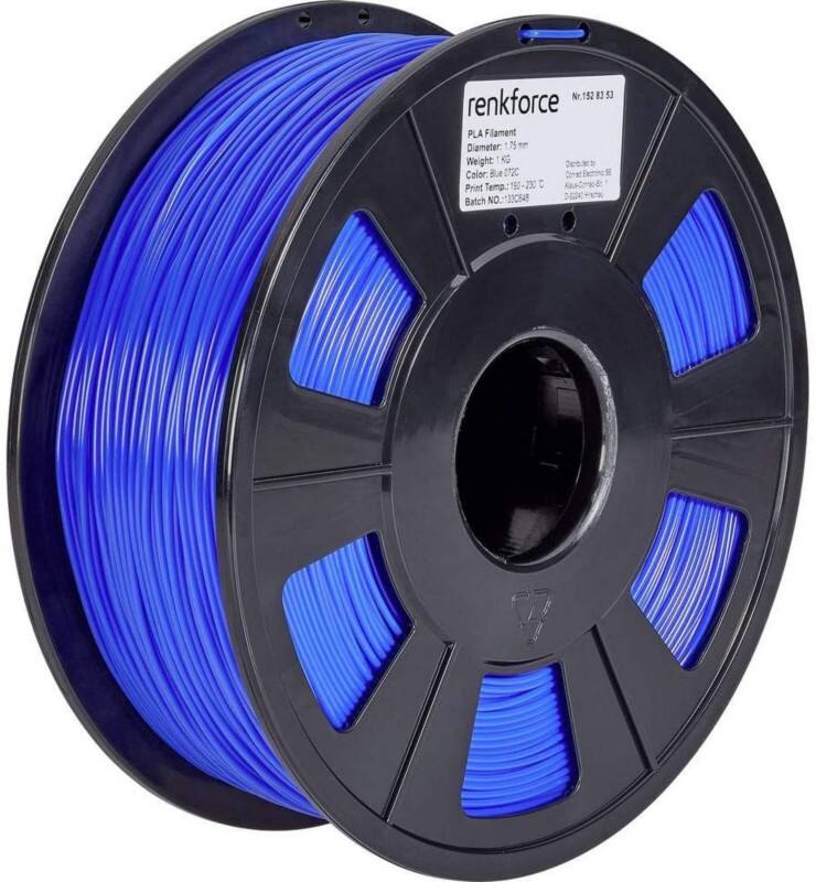 renkforce 3D-Filament PLA (Polylactid) 1.75 mm Blau