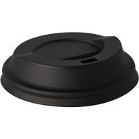 PAPSTAR pure Pappdeckel CPLA (Kristallisierte Polymilchsäure) Schwarz 88010 50 Stück