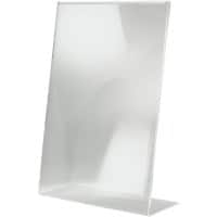 Sigel Tischaufsteller A3 L-Form 30 (B) x 11 (T) x 42,5 (H) cm Transparent