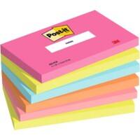Post-it Haftnotizen Poptimistic 127 x 76 mm Sortiert 100 Blatt 6er-Pack