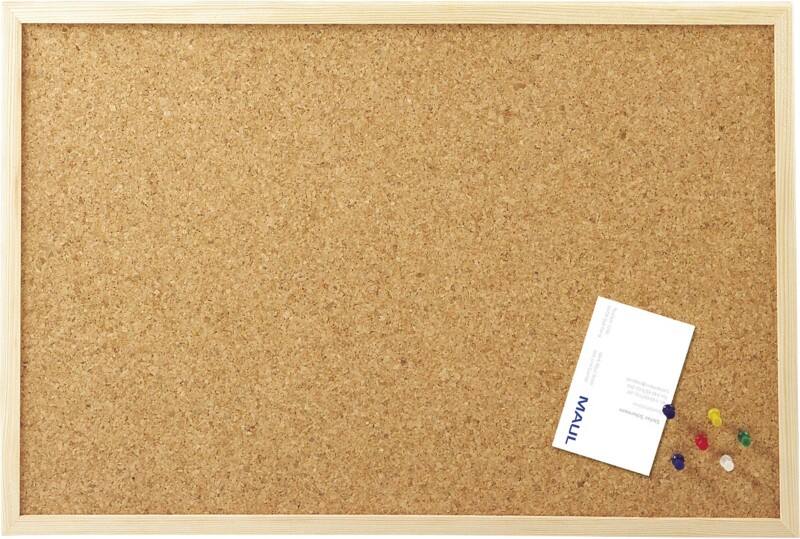 Maul Kork Pinnwand Nicht magnetisch Zum Hängen 40 (B) x 1,4 (T) x 30 (H) cm Holz Braun
