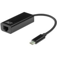 ACT Netzwerkadapter USB-C Gigabit AC7335 Schwarz