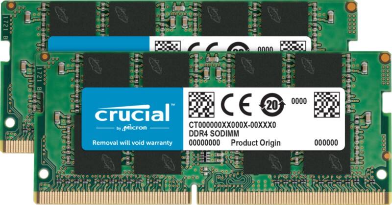 Micron RAM Ct2K16G4Sfra32A So-Dimm 3200 Mhz DDR4  32 GB (2 x 16GB)