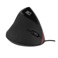 ACT Ergonomic Maus Verkabelt Schwarz