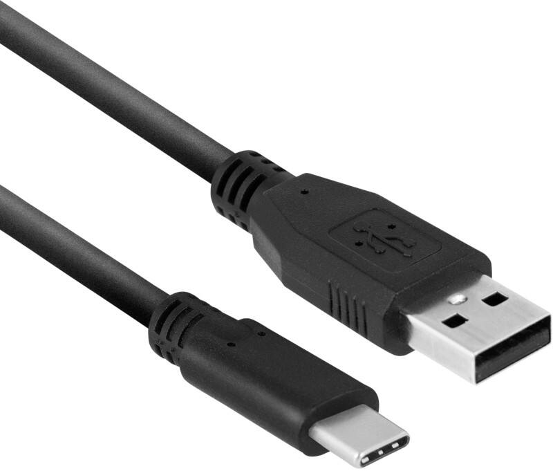 ACT USB-3.2 Gen1 Verbindungskabel USB-C zu A, 1 m