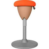 euroseats Sitz-Stehschreibtisch Mehrfarbig Orange 320 x 405 x 490 - 690 mm