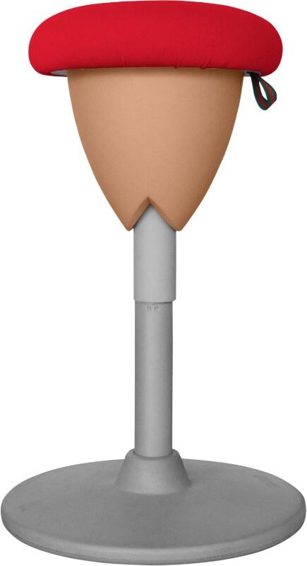 euroseats Pisa Sitz-Stehhocker Rot 320 x 405 mm