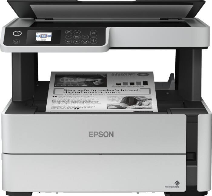 Epson EcoTank ET-M2170 Mono Tintenstrahl 3 in 1 Multifunktionsdrucker DIN A4 Schwarz, Weiß