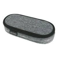 Herlitz Federmäppchen Design: Knitted Fabric Grey 21,5 (B) x 9,5 (T) x 6 (H) cm Schwarz,Grau
