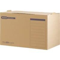 ELBA Systemcontainer Braun Wellpappe 51 x 33,3 x 36 cm 5 Stück