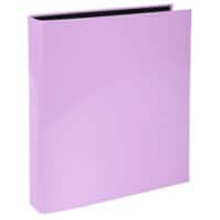 Exacompta Ringbuch 2 Ringe 25mm Kunststoffbeschichtet A4 Mauve