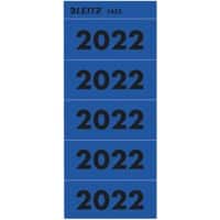 Leitz Jahresinhaltsetiketten 2022 Blau 60 x 25,5 mm Packung mit 100 Stück