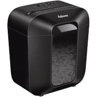 Fellowes Aktenvernichter LX25 Schwarz Cross Cut Sicherheitsstufe P-4 6 Blatt